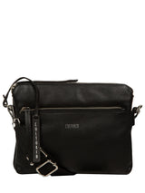Next Cultured London Black Leather Cross-Body Bag- Buy online at McGrocer