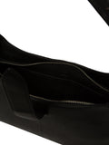 Pure Luxuries London black suki leather evening bag, imported from the UK