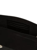 Pure Luxuries London Black Sabina leather grab bag - British product