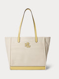 Lauren Ralph Lauren Cameryn large tote bag canvas leather (British brand)