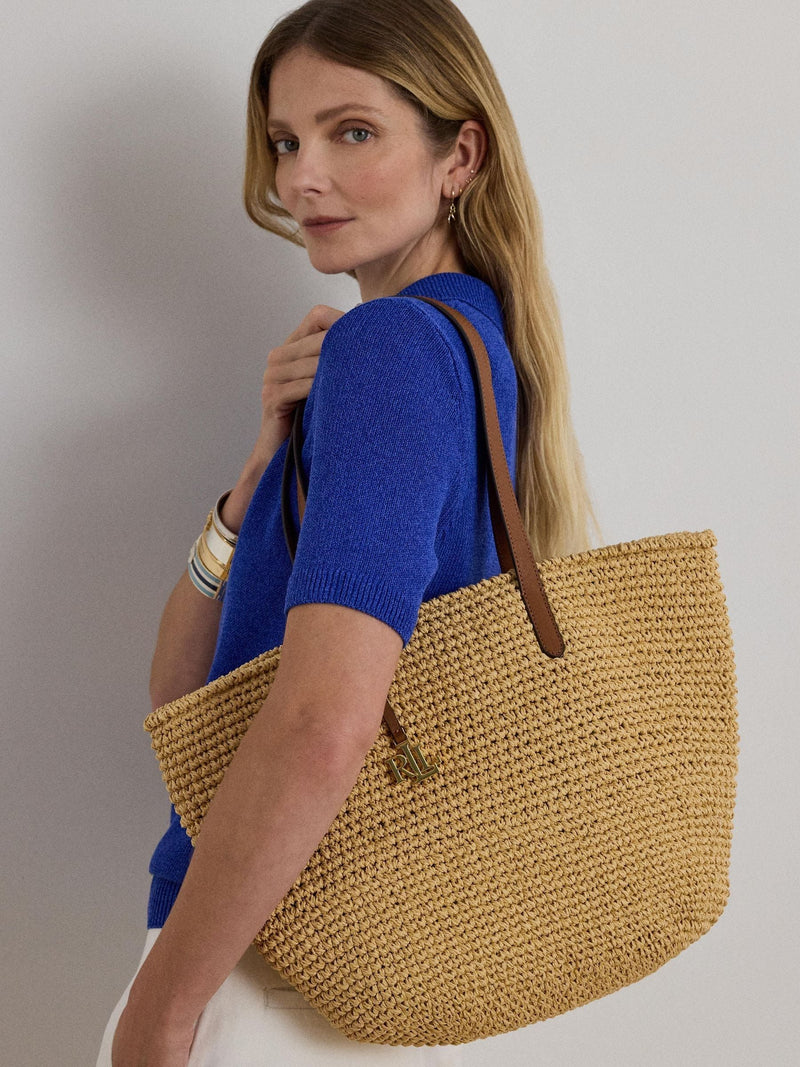 Lauren Ralph Lauren natural Lainey tote bag large - British product