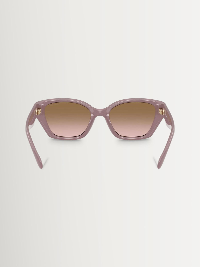 Coach pink irregular sunglasses with brown peach gradient lenses - British product