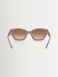 Coach pink irregular sunglasses with brown peach gradient lenses - British product