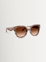 Next Coach HC8438U Square Sunglasses in Striated Redwood/Maple with Brown Gradient Lenses- Buy online at McGrocer