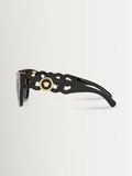 Versace black square sunglasses - British product
