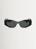 Versace black cat eye sunglasses grey lenses imported from the UK