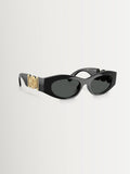 Versace black cat eye sunglasses grey lenses imported from the UK