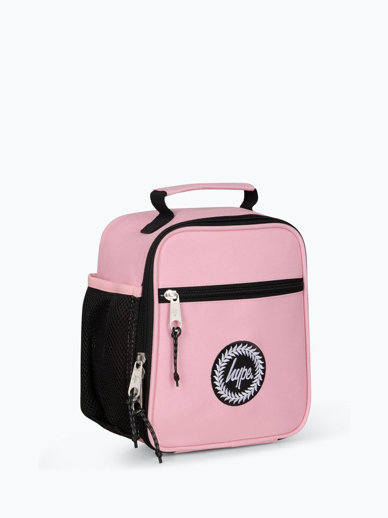 Hype Pink Crux lunch bag, imported from the UK