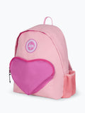Hype pink pocket heart school backpack, UK version