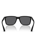 Emporio Armani black square polarised sunglasses, UK version