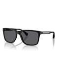 Emporio Armani black square polarised sunglasses, UK version