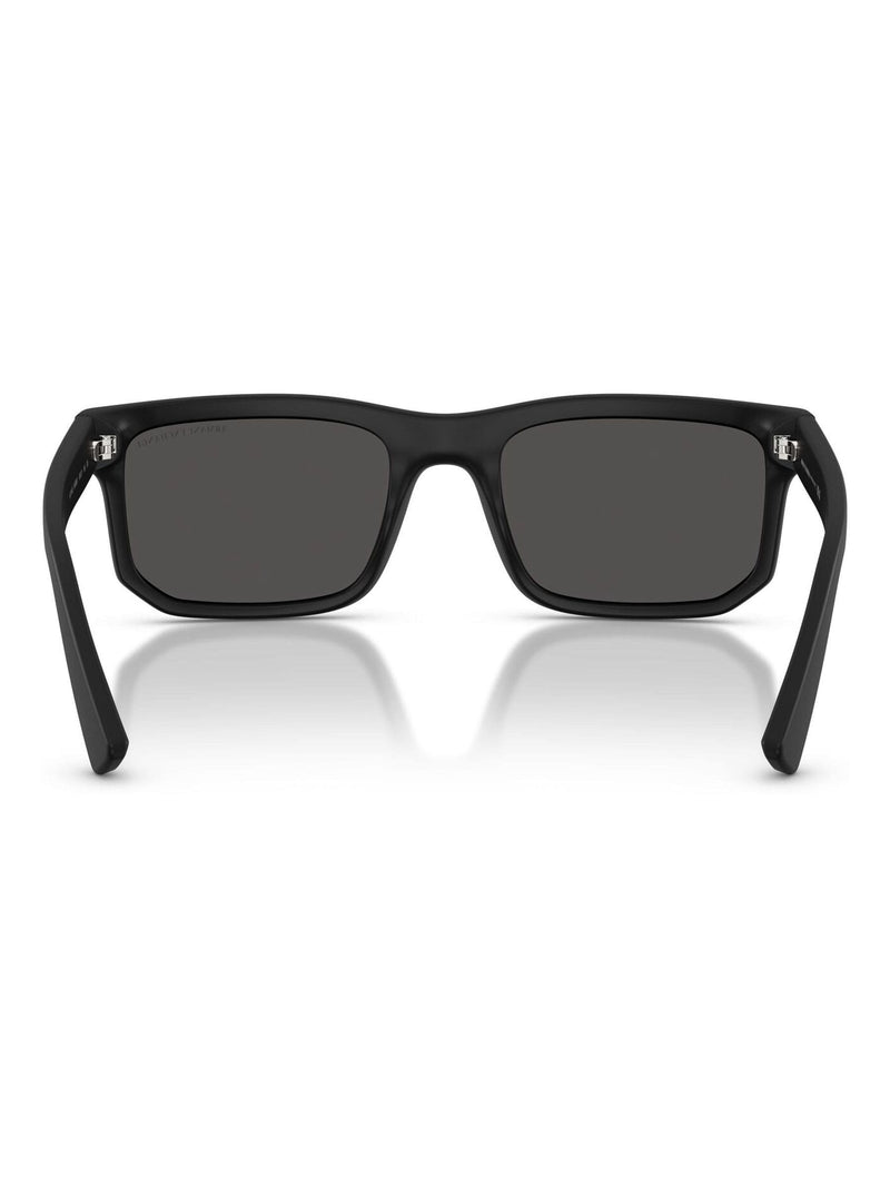 Armani Exchange square sunglasses matte black, UK version