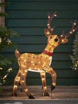 Next Lights4fun 1m Reindeer Battery Operated Light Up Christmas Figure- Buy online at McGrocer