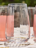 Dibor clear bevelled highball tumblers set of 4 - British product
