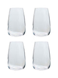 Dibor clear bevelled highball tumblers set of 4 - British product