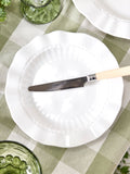 Dibor stoneware side plates set of 4, imported from the UK