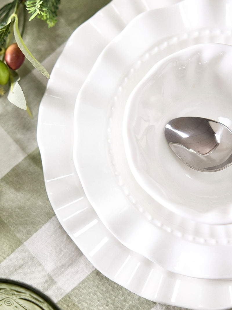 Dibor stoneware side plates set of 4, imported from the UK