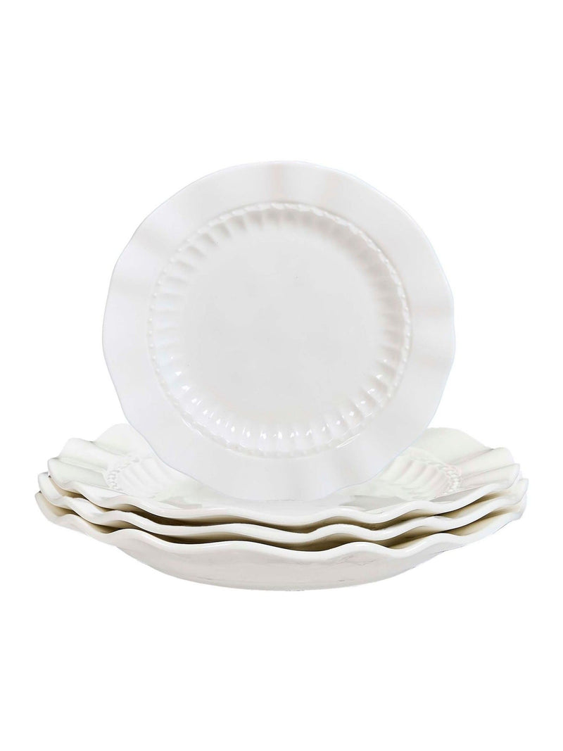 Dibor stoneware side plates set of 4, imported from the UK