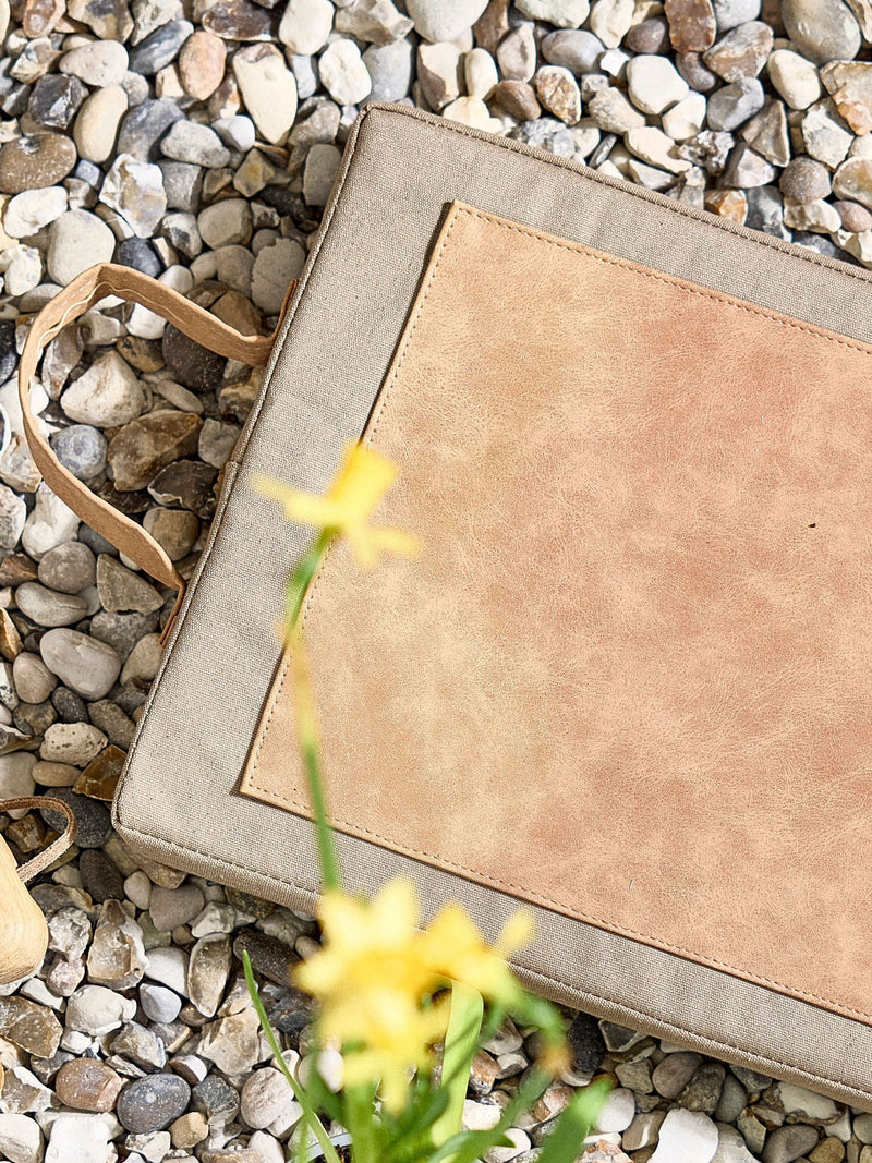 Dibor Brown Khaki garden kneeling pad - British product
