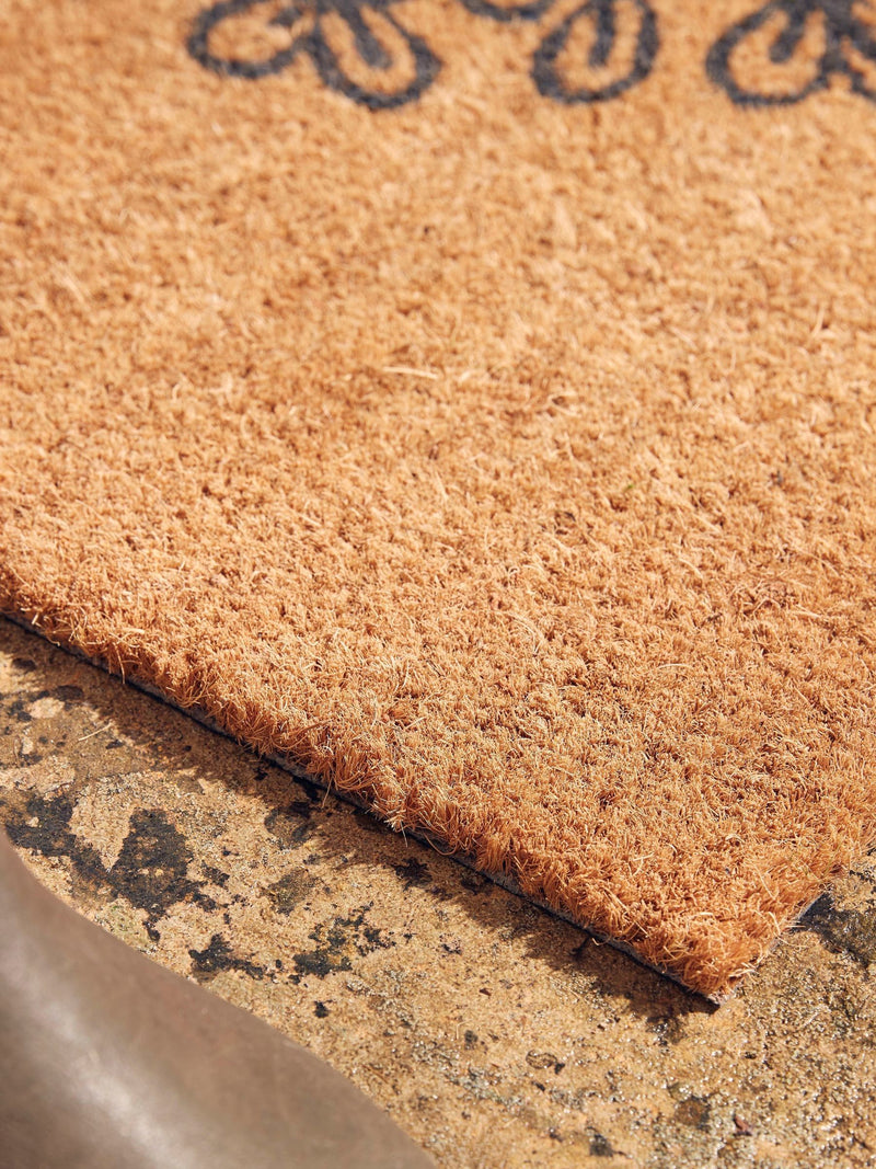 Cox & Cox natural mistletoe doormat 65x40cm - British product