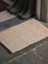 Next Cox & Cox Natural Geometric Jute Doormat 65x42cm- Buy online at McGrocer