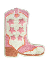 Next Sass & Belle Pink Cowboy Boot Tufted Bath Mat- Buy online at McGrocer