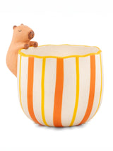 Next Sass & Belle Orange Peeking Capybara Planter- Buy online at McGrocer