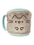 Pyramid International grey Pusheen mug and keychain gift set, imported from the UK