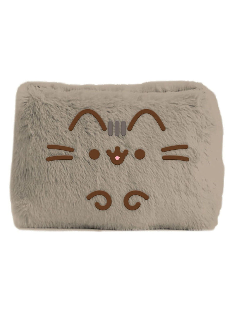 Pusheen furry notebook and pencil case set - British product