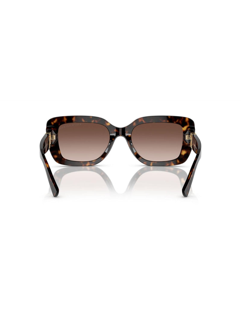 Ralph Lauren Nikki rectangle sunglasses brown gradient lenses, UK version