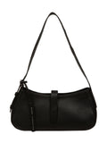 Pure Luxuries London black Evangeline leather grab bag - British product