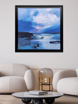 Next The Art Group Blue Awe Framed Canvas- Buy online at McGrocer