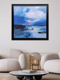 The Art Group framed canvas Blue Awe 68x88cm - British product