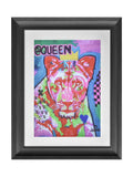 The Art Group Blue Queen wall art 60cm, imported from the UK