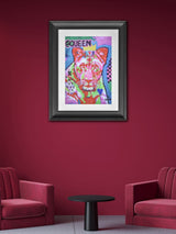 Next The Art Group Blue Queen Embellished Wall Art 60x35x80cm- Buy online at McGrocer