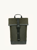 Next Apatchy Green The Cavendish Waxed Canvas & Leather Backpack- Buy online at McGrocer