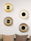 Searchlight black and smoke glass wall light 30cm (British brand)