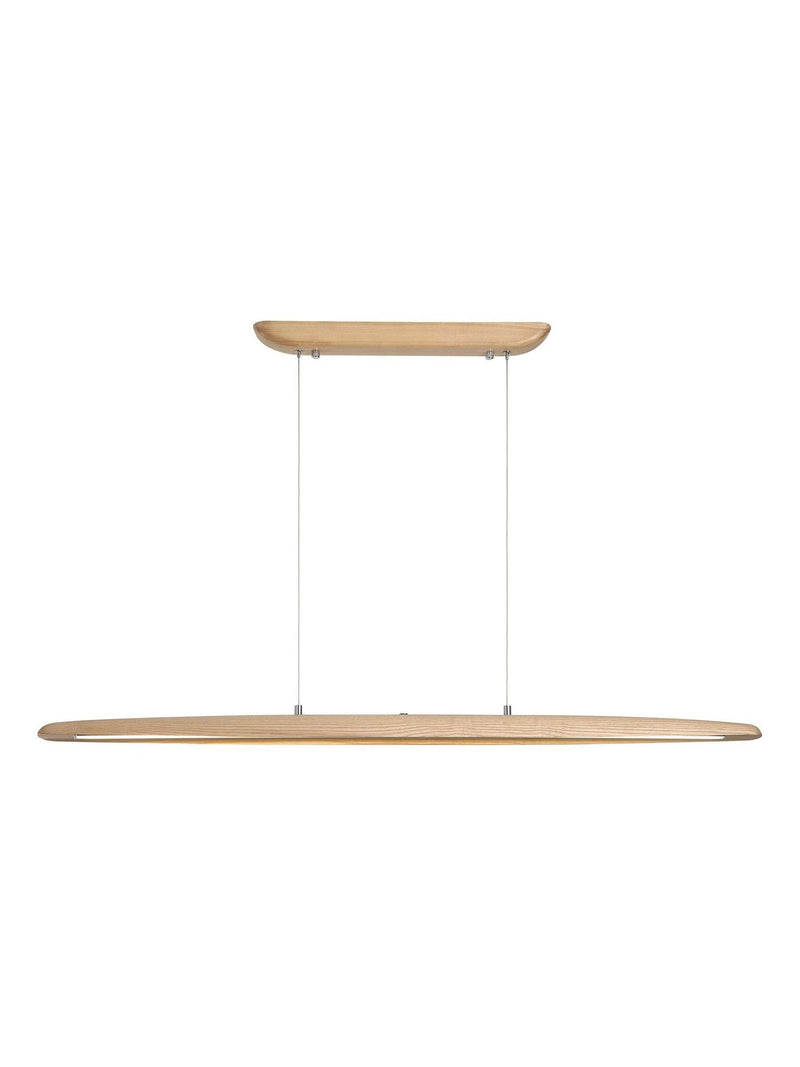 Searchlight natural LED wood pendant light 120cm (British brand)