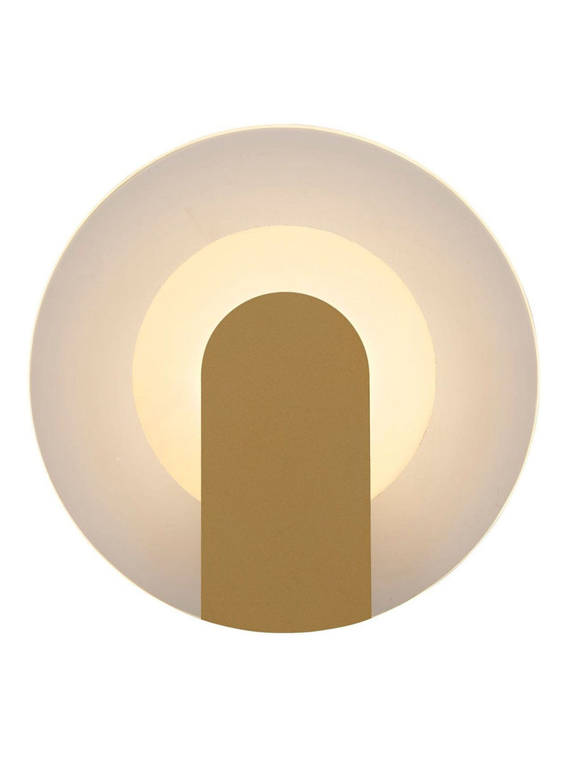 Searchlight Gold Glass Wall Light 23cm - British product