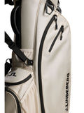 J.Lindeberg cream flare golf bag, imported from the UK