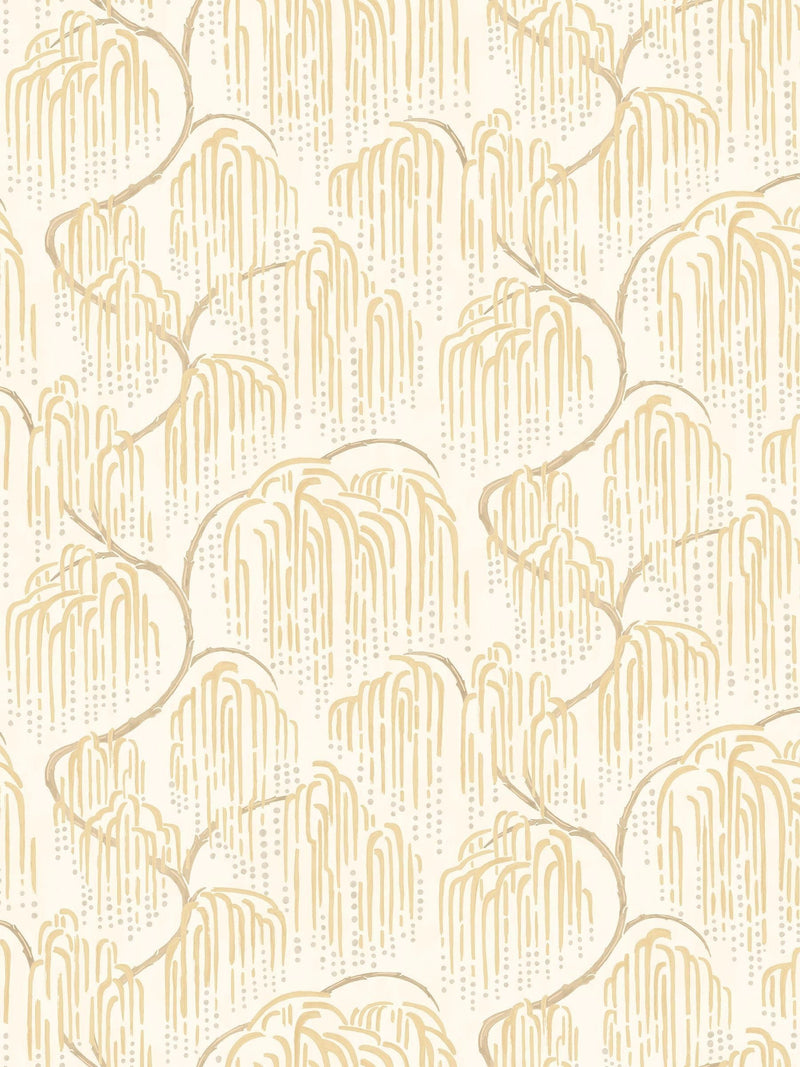Ohpopsi wallpaper sample Buttercream Shizu A4, imported from the UK