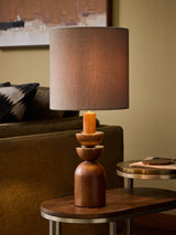 Next Natural Chatham Table Lamp 56cm Height 25cm Diameter- Buy online at McGrocer