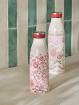Next Cath Kidston Pink Spitalfields Silk Stainless Steel Bottle 350ML- Buy online at McGrocer