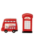 Cath Kidston Red London Town salt and pepper shakers, UK version