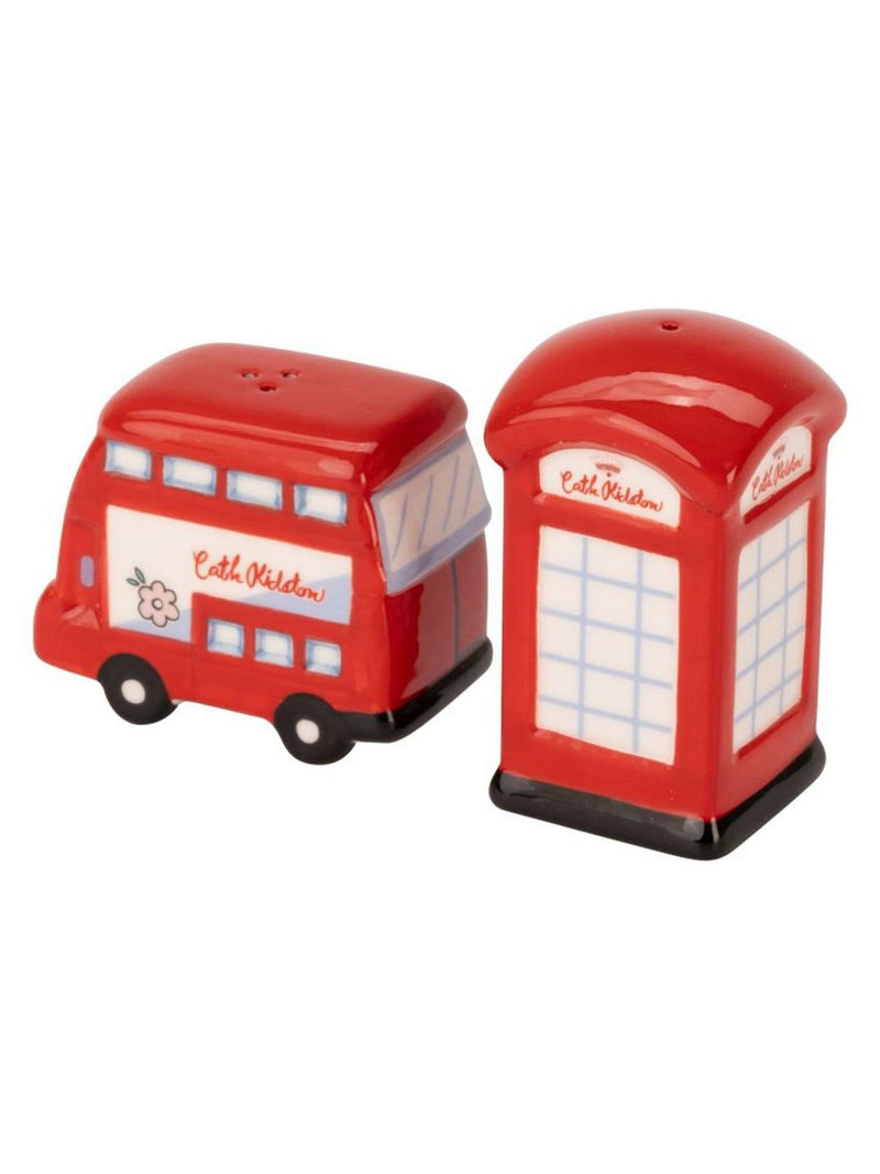Cath Kidston Red London Town salt and pepper shakers, UK version
