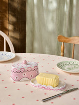 Next Cath Kidston Pink Spitalfields Silk Butter Dish- Buy online at McGrocer