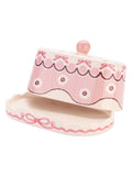 Cath Kidston pink Spitalfields Silk butter dish, UK version