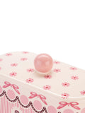 Cath Kidston pink Spitalfields Silk butter dish, UK version