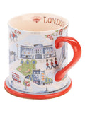 Cath Kidston blue London town mug and coaster set - British product