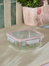 Next Cath Kidston Pink Spitalfields Silk Glass Food Container 1.2L- Buy online at McGrocer